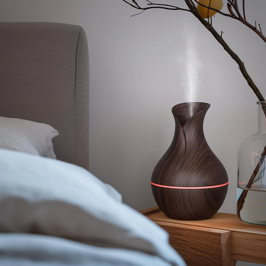 LED Ultrasonic Aroma Humidifier Essential Oil Diffuser with 7 Color Lights-0